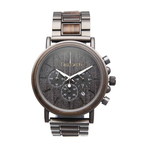 Zegarki drewniane Niwatch - kolekcja ROYAL - CHACATE PRETO