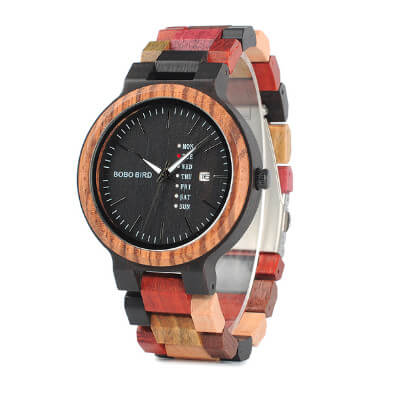 zegarek drewniany premium