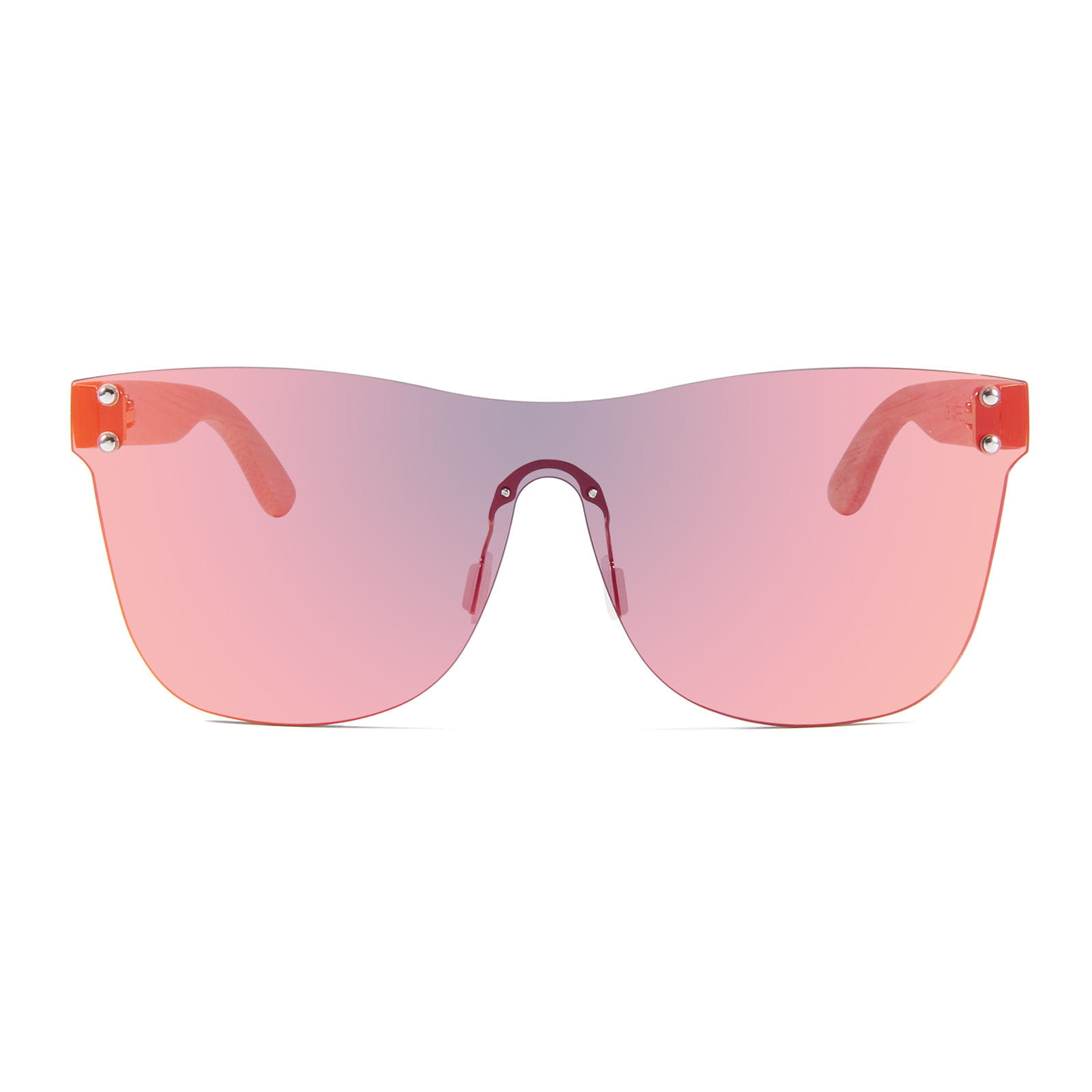 Drewniane okulary przeciwsłoneczne Niwatch Pavo Orange