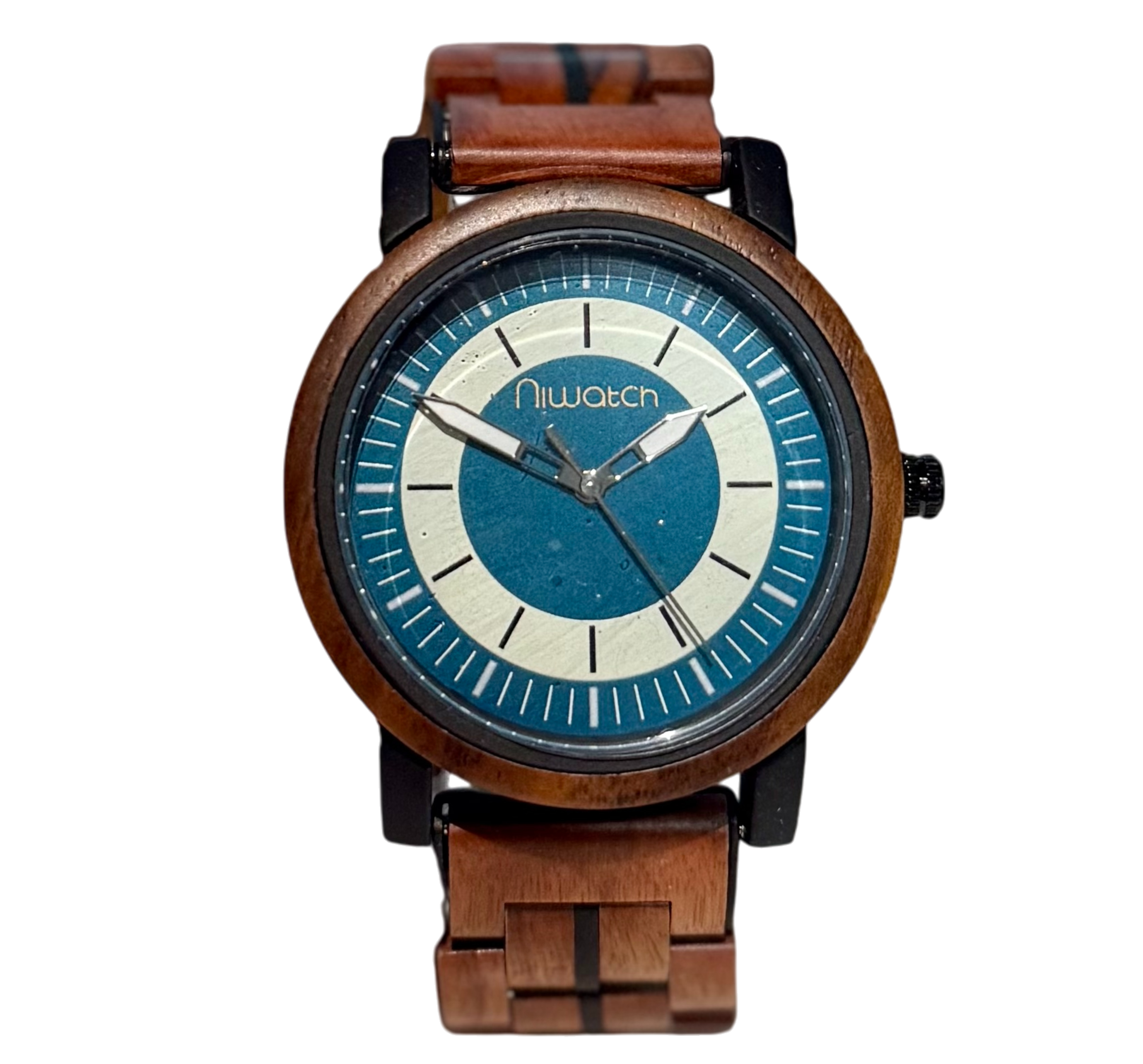 Zegarek drewniany Niwatch - BOSMAN - ZEBRAWOOD 